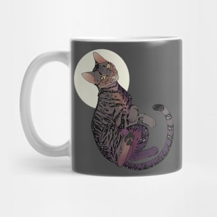 Pet Tabby Cat T-shirt Mug